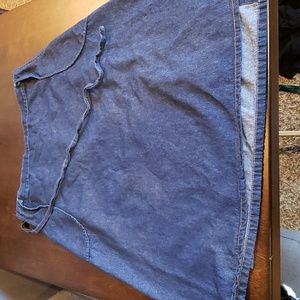 Vintage The Vermont Country Store Denim Wrap Skirt